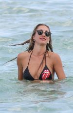 LAUREN STONER in Bikini at a Beach in Miami 10/10/2015