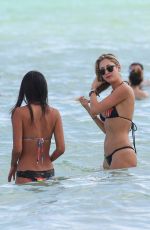 LAUREN STONER in Bikini at a Beach in Miami 10/10/2015
