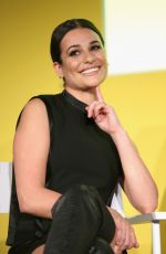 LEA MICHELE at EW Fest Press Conference in New York 10/24/2015