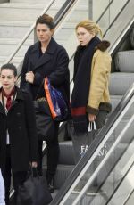 LEA SEYDOUX at Charles De Gaulle Airport in Paris 10/29/2015