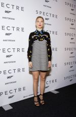 LEA SEYDOUX at Spectre Photocall in Amsterdam 10/27/2015