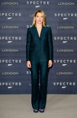 LEA SEYDOUX at Spectre Photocall in London 10/22/2015