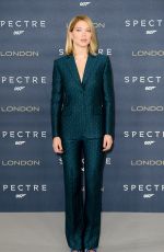 LEA SEYDOUX at Spectre Photocall in London 10/22/2015
