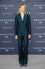 LEA SEYDOUX at Spectre Photocall in London 10/22/2015