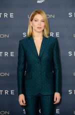 LEA SEYDOUX at Spectre Photocall in London 10/22/2015