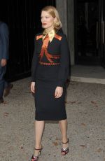 LEA SEYDOUX Leaves Miu Miu Fashion Show in Paris 10/07/2015