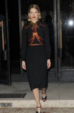 LEA SEYDOUX Leaves Miu Miu Fashion Show in Paris 10/07/2015