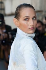 LEELEE SOBIESKI at Christian Dior Fashion Show in Paris 10/02/2015
