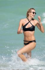 LENA GERCKE in Bikini at a Beach in Miami 10/21/2015