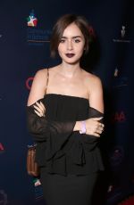 LILY COLLINS at Annual CAA Young Hollywood Party in West Hollywood 10/08/2015