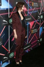 LILY COLLINS at Jaguar Land Rover British Academy Britannia Awards in Beverly Hills 10/30/2015