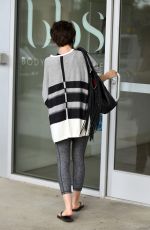 LILY COLLINS Leaves Pilates Session in West Hollywood 10/27/2015