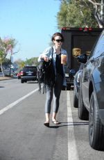 LILY COLLINS Out and About in Los Angeles 10/20/2015