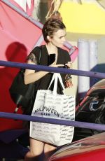 LILY COLLINS Out Shopping in West Hollywood 10/23/2015