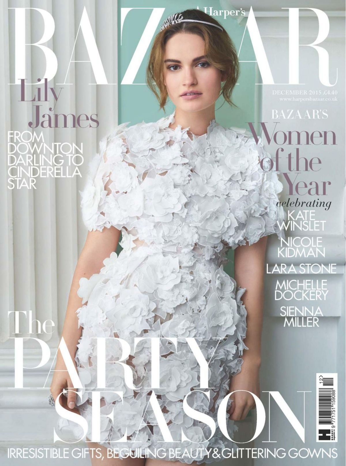 LILY JAMES in Harper’s Bazaar, Magazine UK December 2015 Issue – HawtCelebs