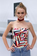 LILY ROSE DEEP at Chanel Fashion Show in Paris 10/06/2015
