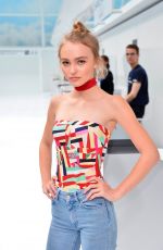 LILY ROSE DEEP at Chanel Fashion Show in Paris 10/06/2015