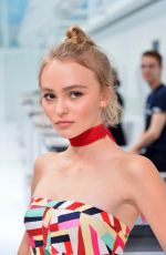 LILY ROSE DEEP at Chanel Fashion Show in Paris 10/06/2015