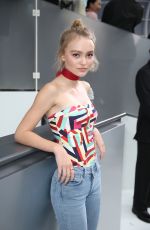 LILY ROSE DEEP at Chanel Fashion Show in Paris 10/06/2015