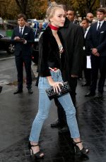LILY ROSE DEEP at Chanel Fashion Show in Paris 10/06/2015