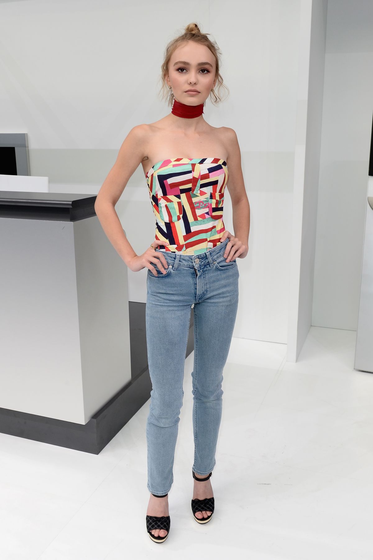 LILY ROSE DEEP at Chanel Fashion Show in Paris 10/06/2015 – HawtCelebs