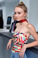 LILY ROSE DEEP at Chanel Fashion Show in Paris 10/06/2015