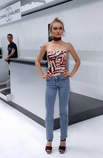 LILY ROSE DEEP at Chanel Fashion Show in Paris 10/06/2015