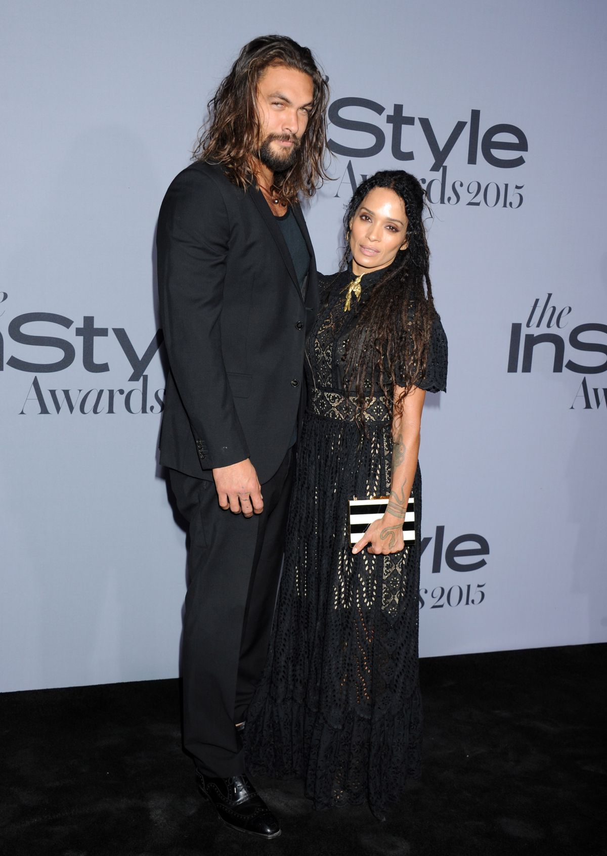 Actors Jason Momoa and Lisa Bonet attend the InStyle 
