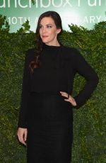 LIV TYLER at The Lunchbox Fund 10th Anniversary Benefit Dinner and Auction in New York 10/26/2015
