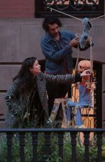 LIV TYLER Prepares Her House in New York for Halloween 10/15/2015