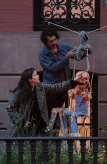 LIV TYLER Prepares Her House in New York for Halloween 10/15/2015