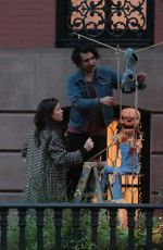 LIV TYLER Prepares Her House in New York for Halloween 10/15/2015