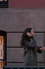 LIV TYLER Prepares Her House in New York for Halloween 10/15/2015
