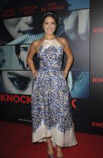 LORENZA IZZO at Knock Knock Premiere in Hollywood 10/07/2015