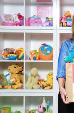 LOUISE REDKNAPP at 4th Annual Argos Toy Exchange Launch in London 10/13/2015