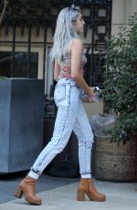 LOURDES LEON Arrives at Her Hotel in Los Angeles 10/18/2015