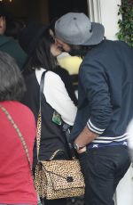 LUCY HALE at Aroma Cafe in Studio City 10/25/2015