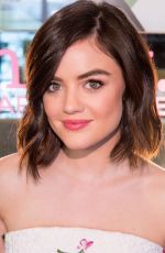 LUCY HALE at Mark. Holiday Collection Event at Crosby Hotel in New York 10/28/2015