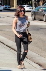 LUCY HALE Out and Abou in West Hollywood 10/20/2015