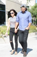 LUCY HALE Out and About in Los Angeles 10/20/2015