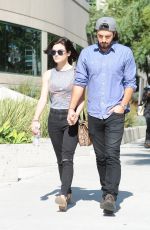 LUCY HALE Out and About in Los Angeles 10/20/2015