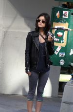 LUCY HALE Out and About in Manhattan 10/10/2015