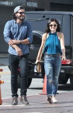 LUCY HALE Out and About in West Hollywood 10/24/2015