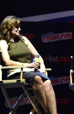 LUCY LAWLESS at Ash vs Evil Dead Panel at Comic-con in New York 10/10/2015
