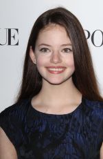 MACKENZIE FOY at Teen Vogue’s 13th Annual Young Hollywood Issue Launch Party in Los Angeles 10/02/2015
