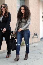 MADISON PETTIS Out and About in Hollywood 10/29/2015