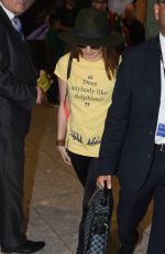 MAISIE WILLIAMS at Heathrow Airport in London 09/23/2015