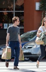 MANDY MOORE and Taylor Goldsmith Leaves a Medical Spa in Los Angeles 10/05/2015