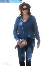 MANDY MOORE Leavs Meche Salon in West Hollywood 10/02/2015