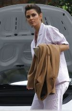 MARIA MENOUNOS Arrives at Kim Kardashian